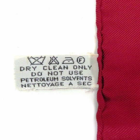 Chanel CHANEL CC red black large scarf ladies - Picture 8 of 9